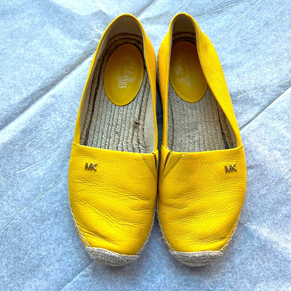 Michael Kors yellow flats